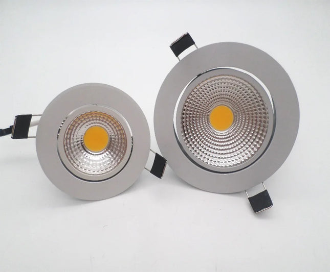 LED Downlight  Super Bright Recessed LED SPOT Dimmable COB 3W 5W 7W 12W LED Spot light LED decoration Ceiling Lamp AC/DC 12V