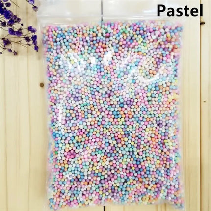 Fluffy Slime Filler Kids Sludge To Release Toy Soft Clay Mud Brown Foam Beads Slime Foam Strip Accessories DIY Materials