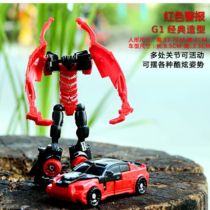 Transformation Deformation Robot Yellow Car Compatible Model Building Kid"s Block Hobbies Car Model early education Kid's Toy