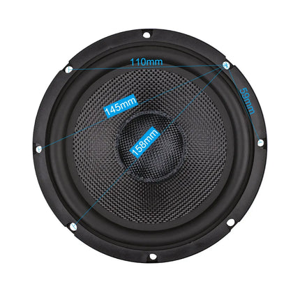 AIYIMA 1Pc 6.5 Inch Midrange Bass Speakers 4 8 Ohm 40W Glass Fiber Woofer Hifi Audio Loudspeaker DIY For Home Theater Bookshelf
