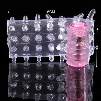 longer-lasting ring sex vibrator stronger erection tingling additional stimulation finger rings bullet Vibrating Love Ring