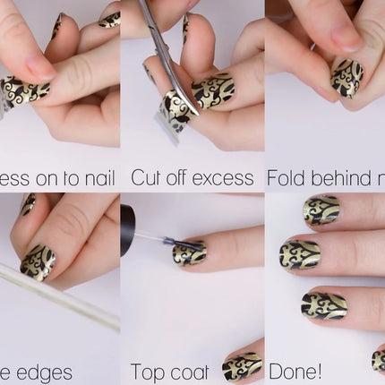 Nail Wraps Art Decals / Wraps Ongles Décals