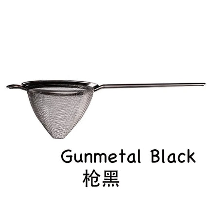 Cocktail Bar Strainer Fine Mesh Stainless Steel Conical Strainer Premium Mesh Cocktail Cone Strainer