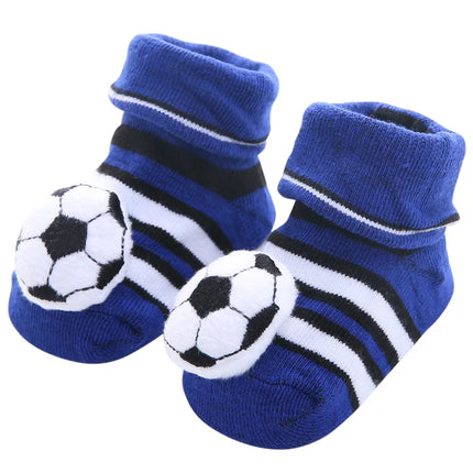 YWHUANSEN Toddler Cartoon Newborn Baby Girls Boys Anti-Slip Floor Socks Cute Infant Kids Animal Cotton Leg Warmers Striped Socks