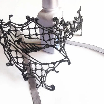 Sexy Women Ladies Gothic Lace Sexy Black Nightclub Belly Dance Party Eye Mask