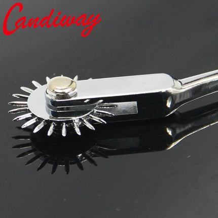 Finger Pin wheel Adult Games Sex Roller Wartenberg wheel Spikes Nipple Stimulator Sex Toys for Couples Gear /Breast Penis Tongue