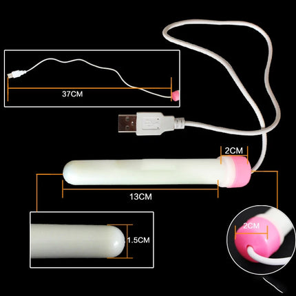 USB Power Heating Rod For Men Hot Masturbators Flashlight Pussy Warmer Sex Toys Adult product hand jobs
