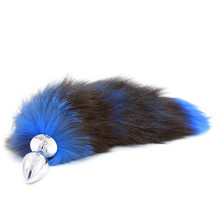 Changeable Anal Plug Fox Tails Metal Anal Sex Toys Butt plug Sex Games Role play Cosplay Toys  Drop Shipping