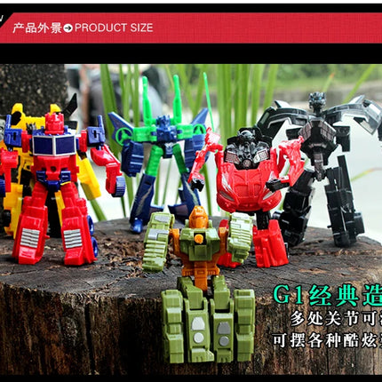 Transformation Deformation Robot Yellow Car Compatible Model Building Kid"s Block Hobbies Car Model early education Kid's Toy