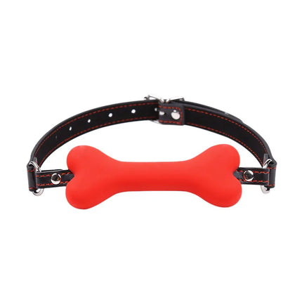 Silicone Bone Gag for women BDSM bandage Adult Lock Oral Mouth slave Fixation dog Stuffed chastity Flirting Sex Toys cosplay