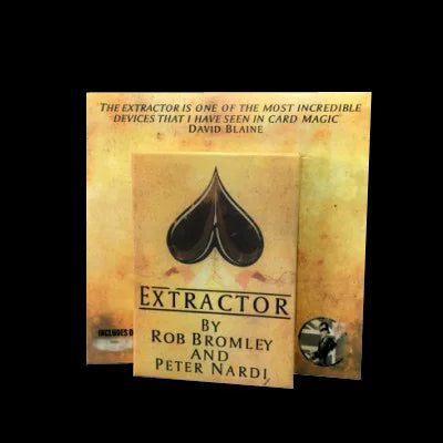 Extractor (Gimmick+online teaching) Magic Trick Props Magician Card to Pocket Magia Close Up Illusions Mentalism Amazing Funny