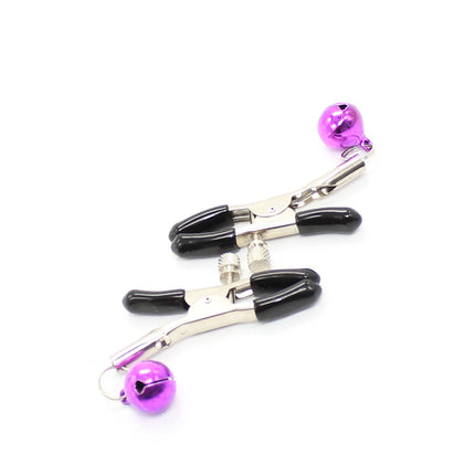 Thierry 1 Pair Stainless Steel Nipple Clamps Clitor Clamps  with Bells,  Sex Toys Adult Game for Adult Couples Flirting