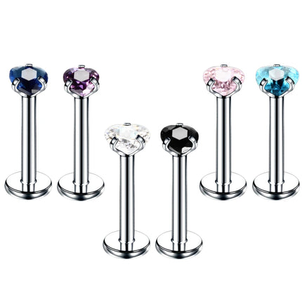 1Pc Stainless Steel Labret Lip Bar Rings Ear Stud Piercings Wholesale Labret Piercing Monore Ring Barbell Piercing Body Jewelry