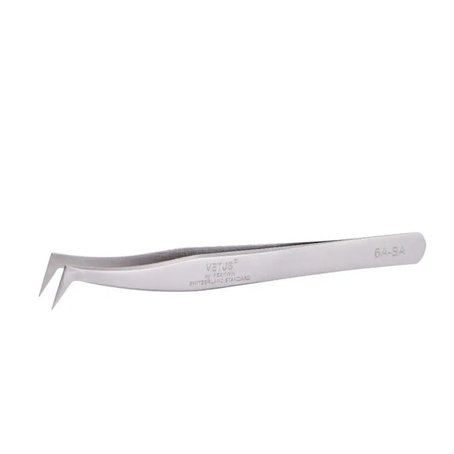 VETUS 6A-SA Eyelash Tweezers Stainless Steel Anti-static 3D/6D Volume Eyelash Extension Best Quality Fan Tweezer
