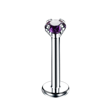 1Pc Stainless Steel Labret Lip Bar Rings Ear Stud Piercings Wholesale Labret Piercing Monore Ring Barbell Piercing Body Jewelry
