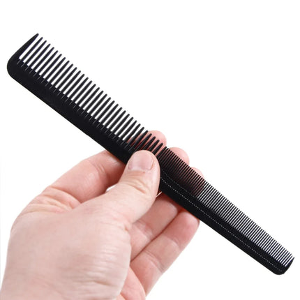 Black Hair Combs Hairdressing Professional Comb Plastic Anti-Static Comb Hair Cutting Comb Barber  Accessories