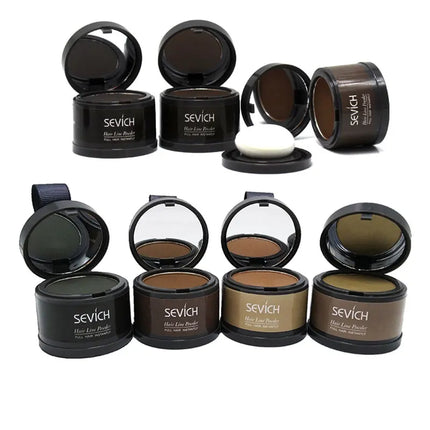 Sevich Hairline Powder 4g Hairline Shadow Powder Makeup Hair Concealer Natural Cover Unisex Hair Loss Product