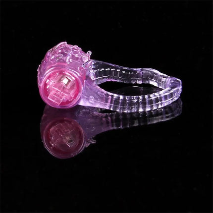 longer-lasting ring sex vibrator stronger erection tingling additional stimulation finger rings bullet Vibrating Love Ring