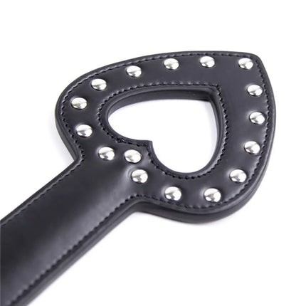 Riveted Heart Slapper Paddle Spanking Adult Game for Couples Sex Toy Flogger Whip Fetish Slave Flirting Bondage Boutique Studded