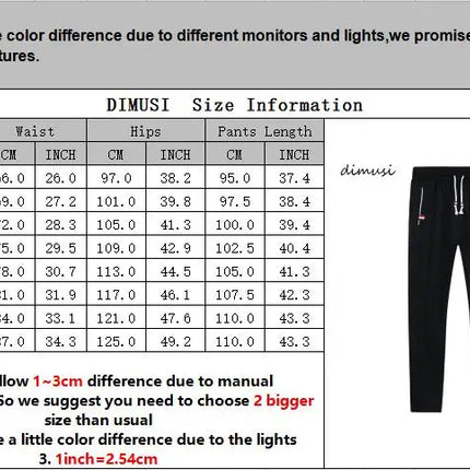 DIMUSI Mens Joggers Casual Pants Fitness Men Sportswear Tracksuit Bottoms Skinny Sweatpants Trousers Gyms Jogger Track Pants 6XL