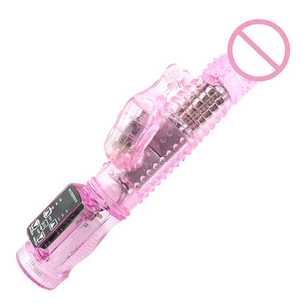 Dual Motor Rabbit Vibrators 12 Speeds Dildo 360°Rotation G Spot Massager Clitoris Stimulator Adult Sex Toys for Women Sex Shop