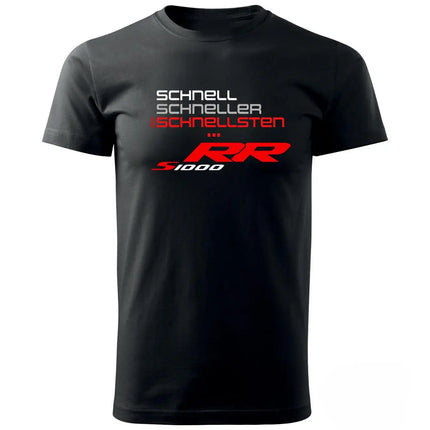 Hot Sale 100% Cotton Man Clothing Summer Tops T Shirt S1000Rr R1200Gs Usw... Logos In RW motorcycle Fan Biker Tee Shirt