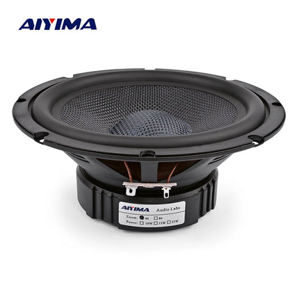 AIYIMA 1Pc 6.5 Inch Midrange Bass Speakers 4 8 Ohm 40W Glass Fiber Woofer Hifi Audio Loudspeaker DIY For Home Theater Bookshelf