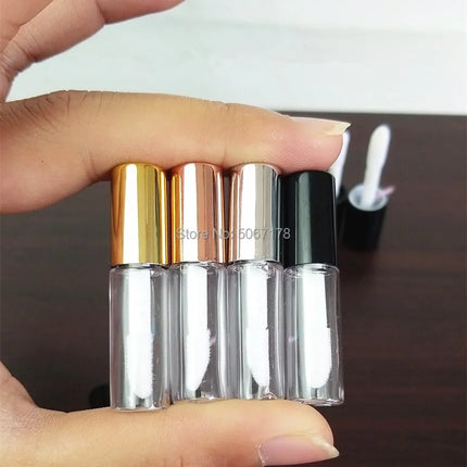50-500pcs 1.2ml Empty Lip Gloss Tube Container Clear Lip Balm Tubes Containers Mini Lipstick Refillable Bottles Lip Gloss Tubes