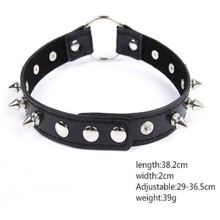 Bondage Boutique Leather Collar Lead chain Adult Game  for women Collars submission Sex Toys Pet Traction belt