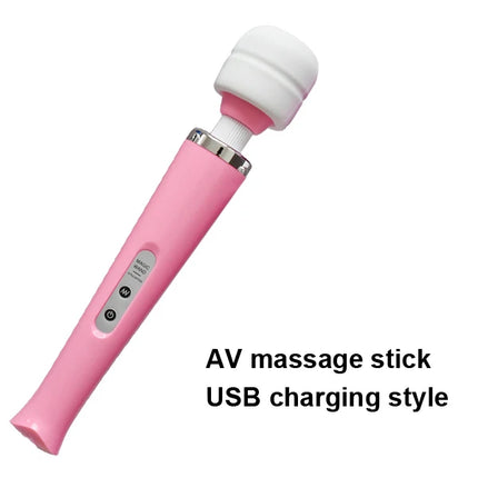 New 10 Speeds Magic Wand Massager,Big vibraton Massage Stick AV Vibrators Sexy Clit Vibrator Sex Toys for Women 32 * 6CM