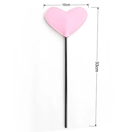 Hot pink loving heart sexy whip,fetish Sex Whip Aid Spanking Paddle Slave Flogger Sex Toy For Couple Adult Games Flirt toys