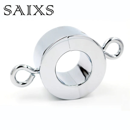 Metal Cock Ring Ball Stretchers Scrotum Pendant Testis Weight Restraint Male Chastity Belt Lock Ring Drop shipping