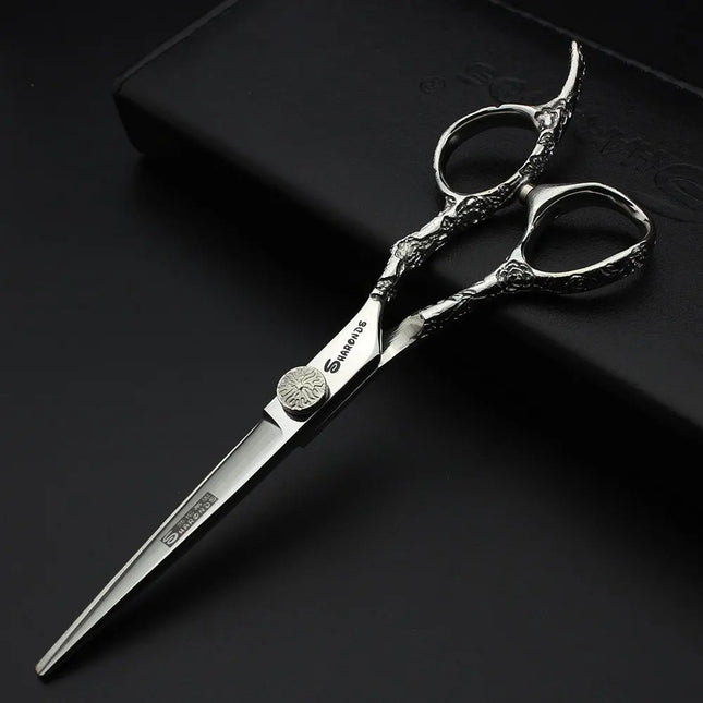 6/7 inch Japan440c Steel Professional Barber Scissors Hair Design Tool Barber Scissors Hairstylist Hairdressing Scissors Salon