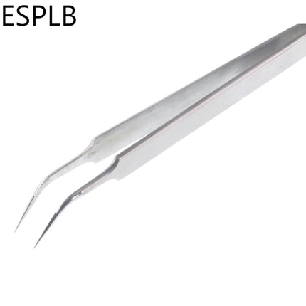 160mm Long Ultra Precision Stainless Steel Tweezers Industry Straight Curved Electronic Pointed Tweezers for Phone Repair