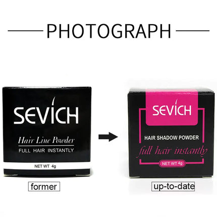 Sevich Hairline Powder 4g Hairline Shadow Powder Makeup Hair Concealer Natural Cover Unisex Hair Loss Product
