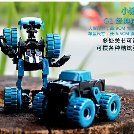 Transformation Deformation Robot Yellow Car Compatible Model Building Kid"s Block Hobbies Car Model early education Kid's Toy