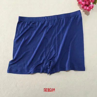 Mulberry Silk Seamless Underwear Men Boxer Natural Silk Male Panties