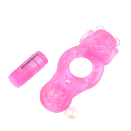 longer-lasting ring sex vibrator stronger erection tingling additional stimulation finger rings bullet Vibrating Love Ring