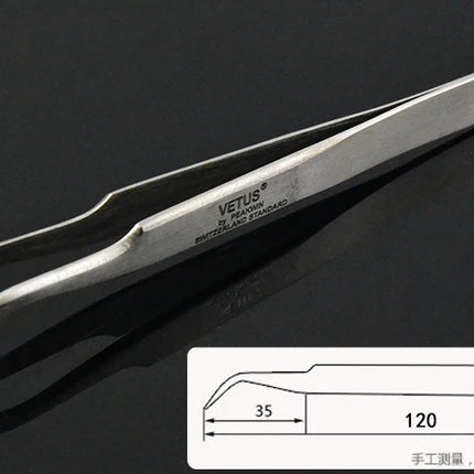 Vetus Professional Eyelash Tweezers Stainless Steel Antistatic eyes tweezers for false eyelashes extension