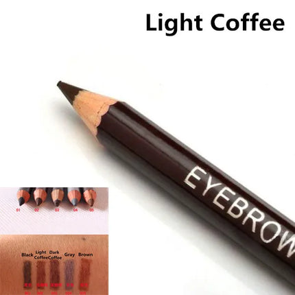 1PC Eyebrow Pencil Waterproof Longlasting Leopard Eyeliner Make Up Tool Maquiagem Eye Brow Shadows Pencil+Brush Cosmetic Pen