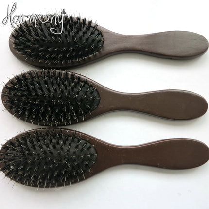 12pcs Professional Anti-Static Hair Brush Paddle Brush Comb escova de cabelo brosse a cheveux real wild boar bristle brush