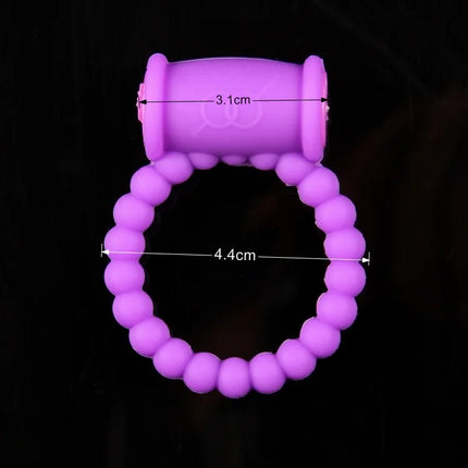 longer-lasting ring sex vibrator stronger erection tingling additional stimulation finger rings bullet Vibrating Love Ring