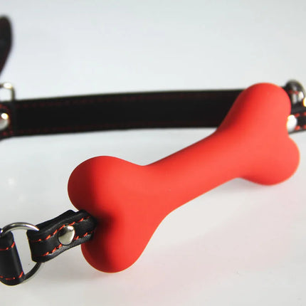 bone Gag Adult Fetish Stopper mute Sex games toys harness Boutique Strict Silicone Bit restraint Bondage Gear Pony&Puppy Play