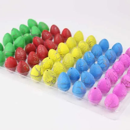 10pcs/lot Novelty Gag Toys Children Toys Cute Magic Hatching Growing Animal Dinosaur Eggs For Kids Educational Toys Gifts GYH