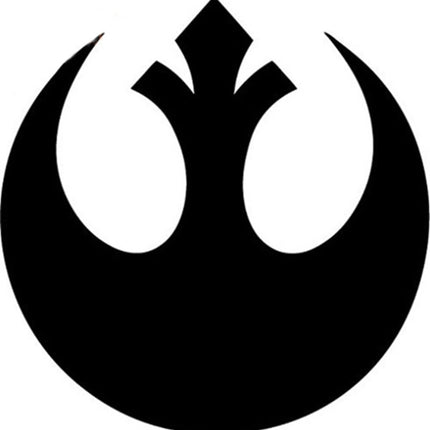 2Pcs/Set Variety of Sci-Fi Characters Vinyl Wall Stickers Imperial Rebel Alliance Logo Decal For Laptop/Phone/Car Decoration