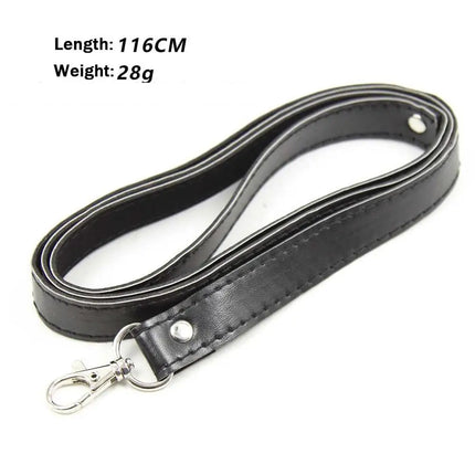 Candiway Leather Collar and Lead chain Bondage Boutique Adult Game BDSM Collars submission Sex Toys Pet Traction belt sex game