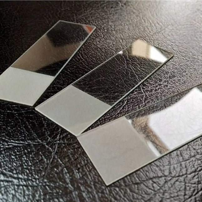 50PCS 25x76 mm Blank Microscope Glass Slides Single Side Frosted Slides for Lab Preparation of Specimen and Science