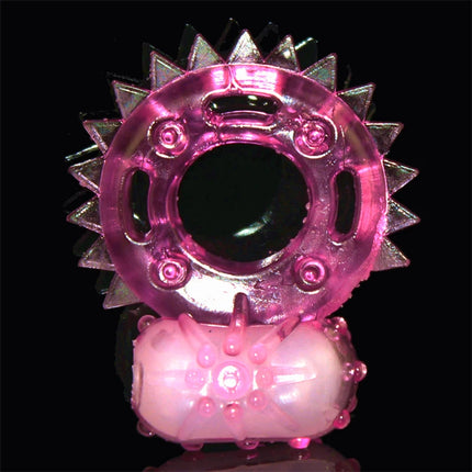 longer-lasting ring sex vibrator stronger erection tingling additional stimulation finger rings bullet Vibrating Love Ring