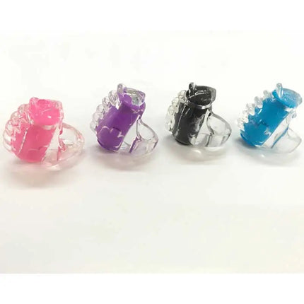 longer-lasting ring sex vibrator stronger erection tingling additional stimulation finger rings bullet Vibrating Love Ring