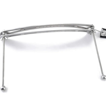 Latest Female Adjustable Stainless Steel Wear Breast Press Squeeze Clips Nipple Stimulator Clamps Adult Bondage BDSM Sex Toy